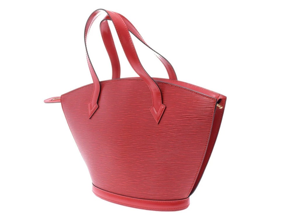 Louis Vuitton Saint Handbag Epi Leather Red Jacques